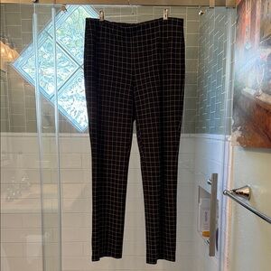 Chico’s Black and White Checkered Pants size 1.5 R